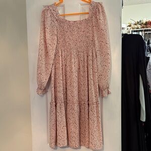 SHEIN Floral Pink  Dress 10/12